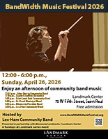 BandWidth Music Festival 2026 flyer