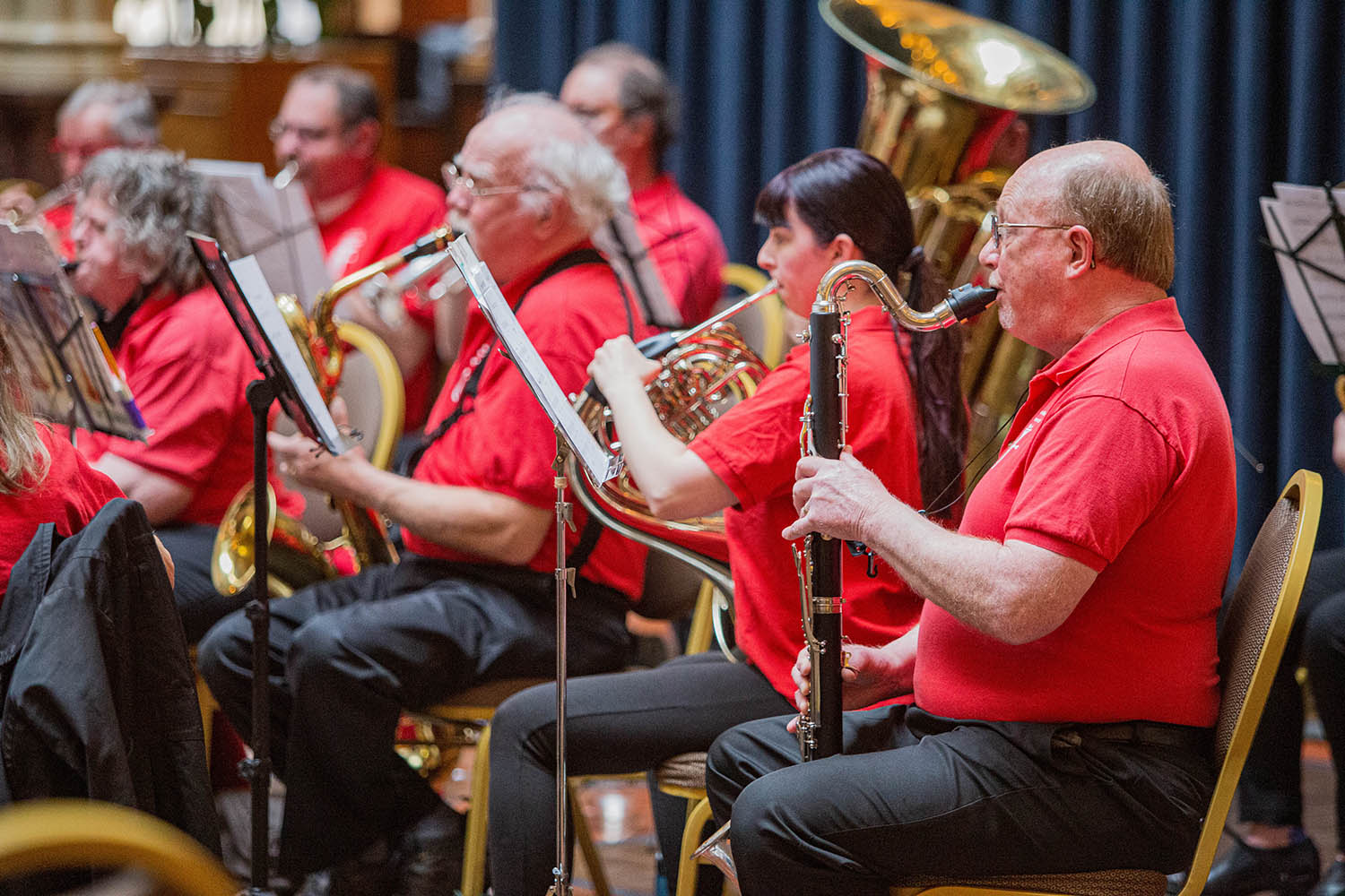 Members of the Lex-Ham Community Band